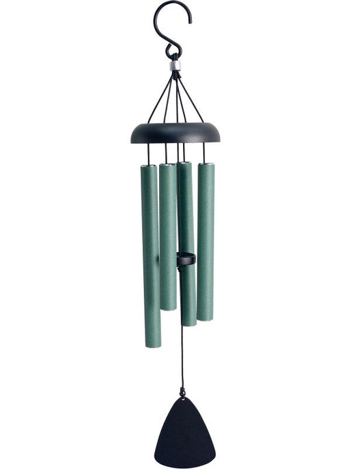 Tuned wind chime 53cm green outdoor hanging garden décor for patio, balcony and verandah