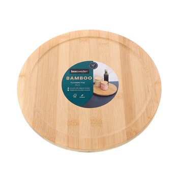Ronis Turntable Tray Bamboo 30cm