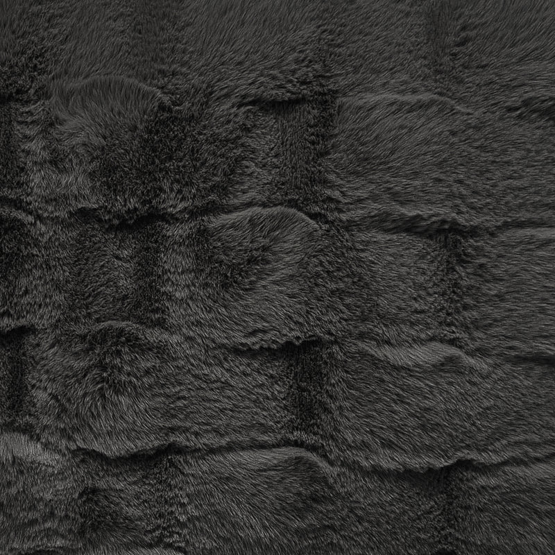 Tyler Faux Fur Blanket Graphite 180x220cm