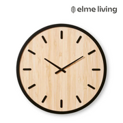 Ronis Tyson Wall Clock 60x4x60cm Black/Natural – thumbnail