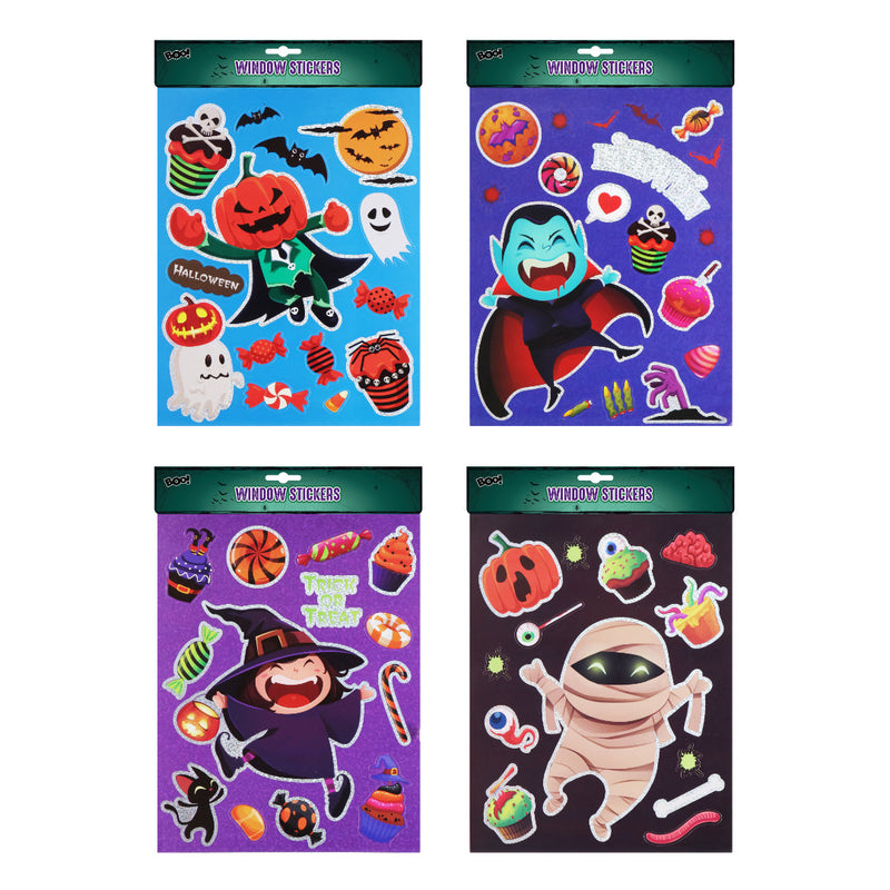 Halloween Window Stickers Assorted Halloween Stickers