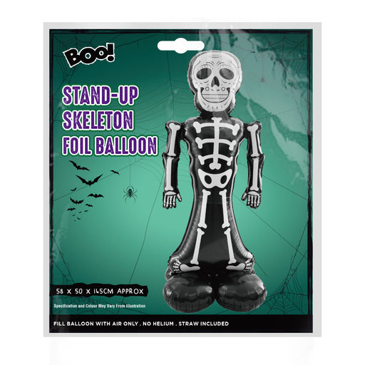 Skeleton Foil Balloon 1.4m Halloween Halloween Balloons