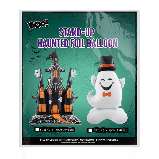 Haunted Foil Balloon 1.2m Halloween Halloween Balloons