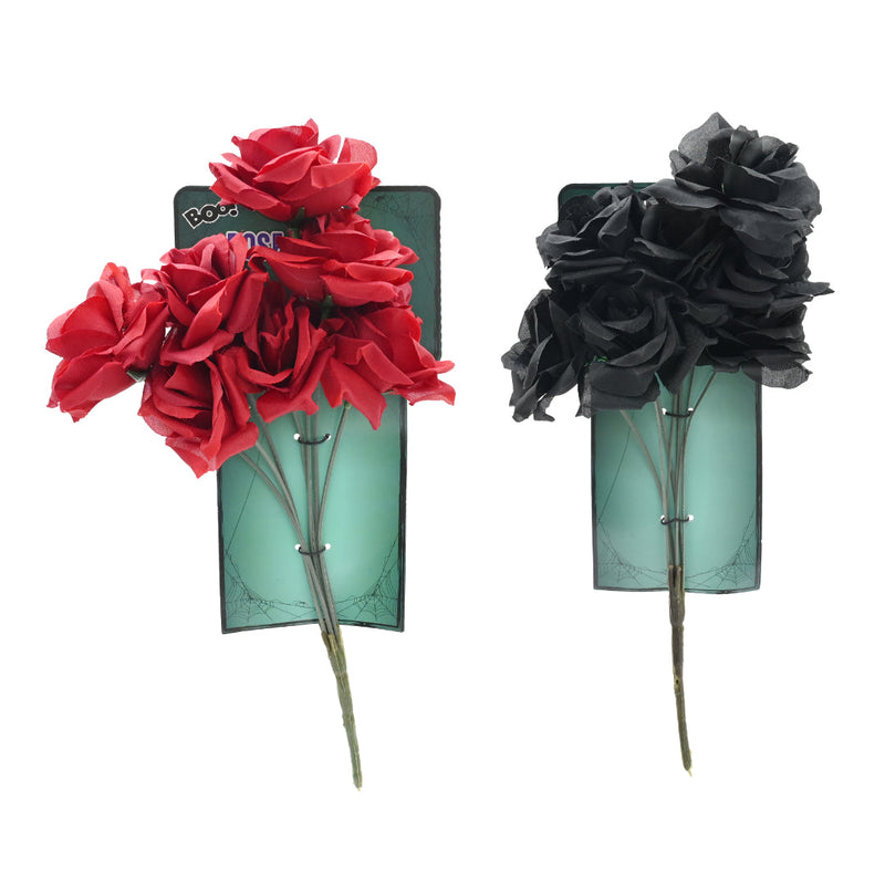 Gothic Rose Bouquet Halloween 33cm Halloween Flowers