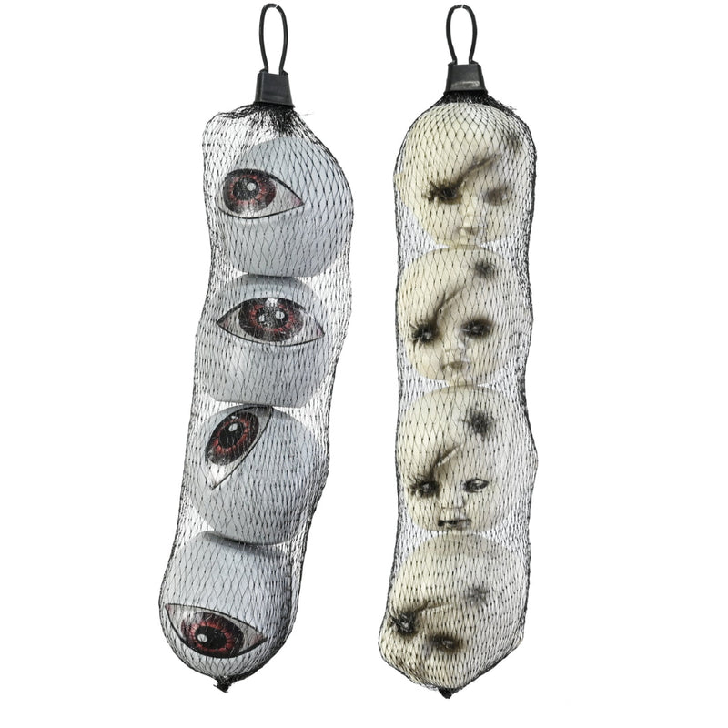 Halloween Décor Bag 4pk Assorted Halloween Body Partys