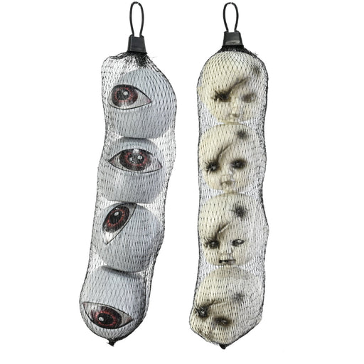 Halloween Décor Bag 4pk Assorted Halloween Body Partys