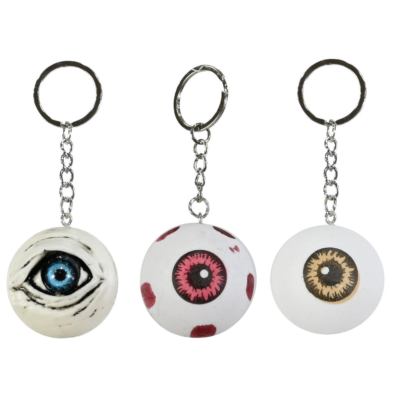 Halloween Eyeball Keychain Assorted Halloween Body Partys