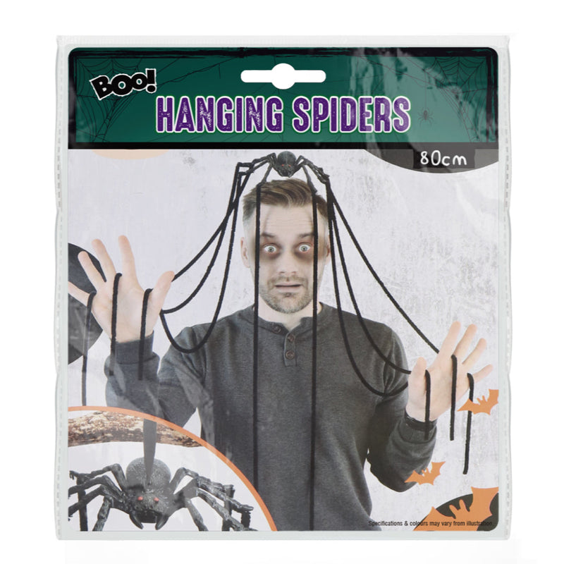 Halloween Hanging Spiders 80cm Halloween Decorations