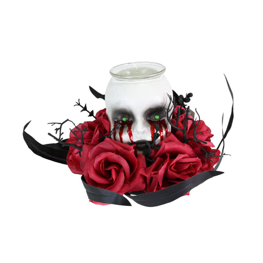 Possessed Dolls Head Candle Stand Halloween Halloween Decorations