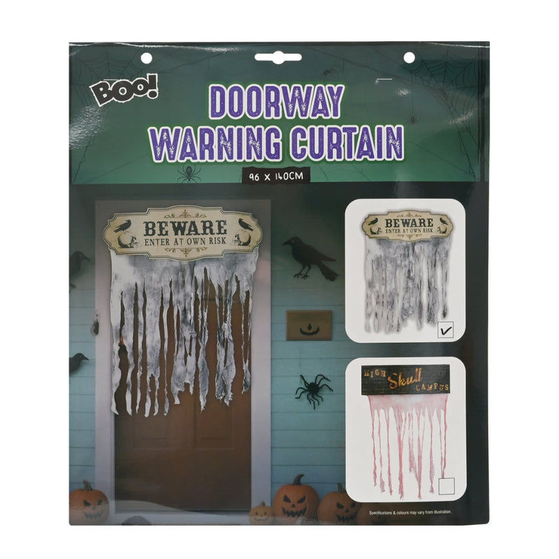 Doorway Warning Curtain Halloween 1.4m Halloween Door Window Decoration