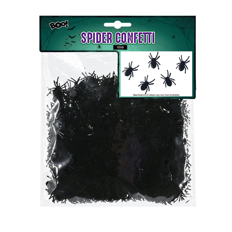 Spider Confetti Halloween 70.8g Halloween Spider