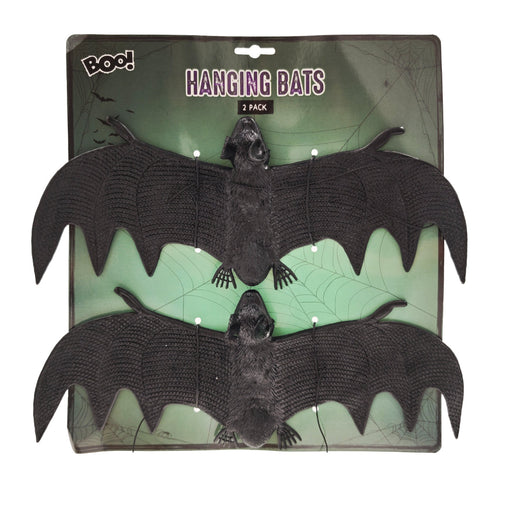 Hanging Bats Halloween Decoration 2 Pack Halloween Bats