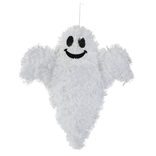 Hanging Tinsel Ghost Halloween 39cm Halloween Tinsel