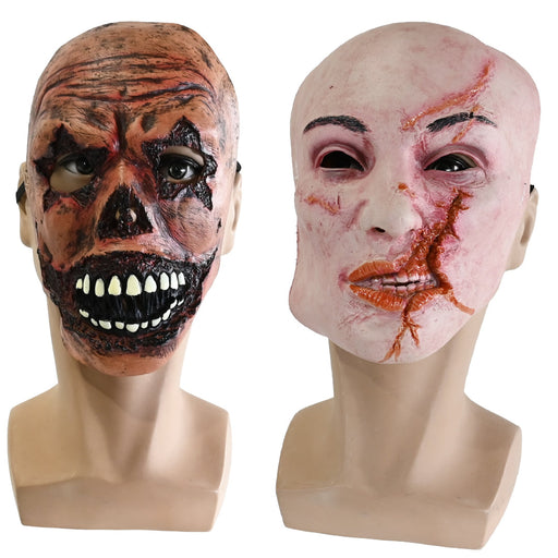 Wounded Latex Mask Assorted Halloween Mask