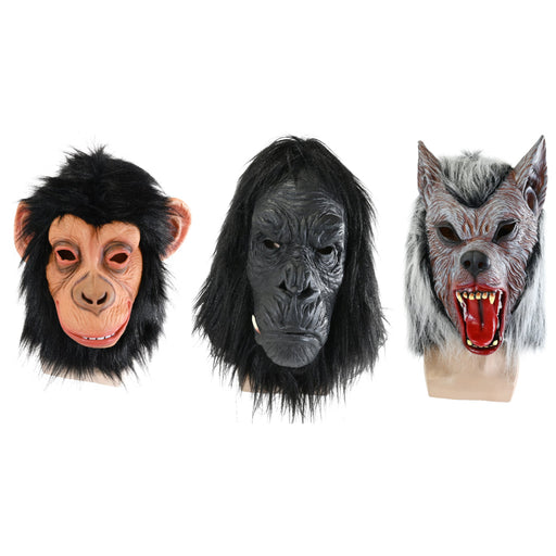 Frightful Animal Latex Mask Assorted Halloween Mask