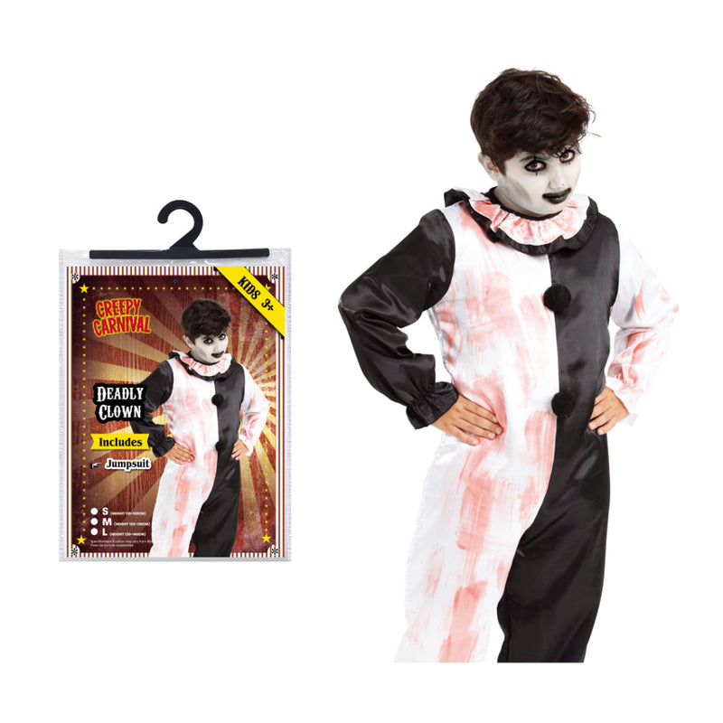 Deadly Clown Kids Costume Halloween Costume Boys