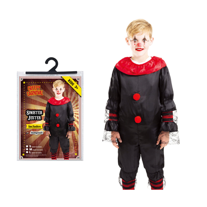 Sinister Jester Kids Costume Halloween Costume Girls