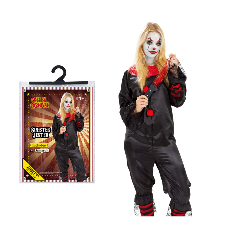 Sinister Jester Adults Costume Halloween Costume Lds
