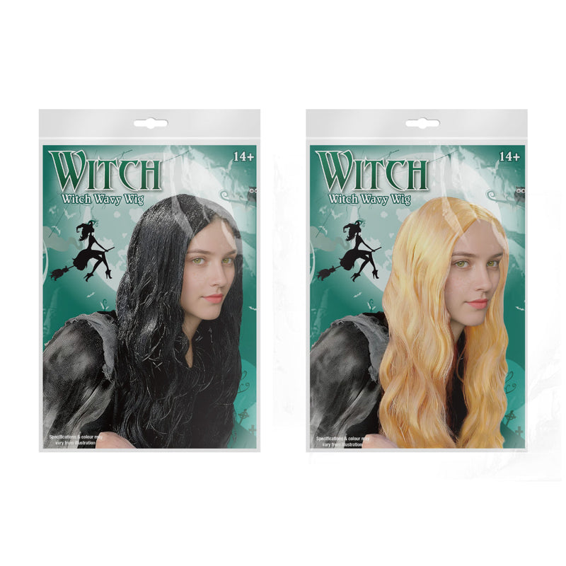 Witch Wavy Wig Assorted Halloween Wig Ladies