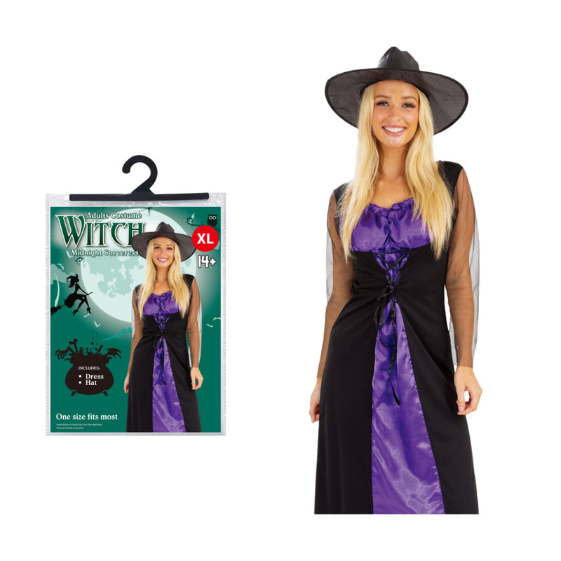 Midnight Sorceress Adult Halloween Costume Halloween Costume Lds