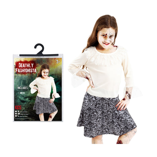 Deathly Fashionista Costume Kids Halloween Costume Girls