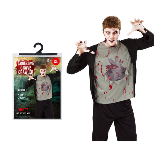 Gruesome Grave Crawler Adult Halloween Costume Halloween Costume Mens