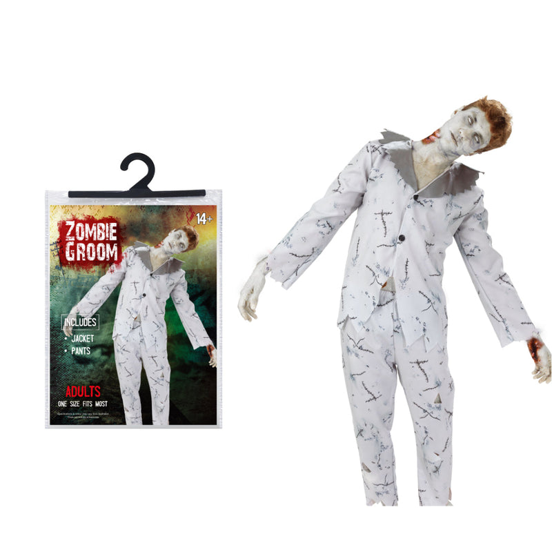 Zombie Groomsmen Costume Adults Halloween Costume Accessories