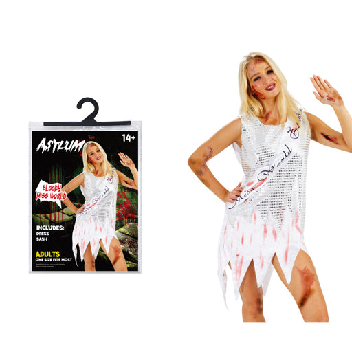 Bloody Miss World Costume Adults Halloween Costume Lds