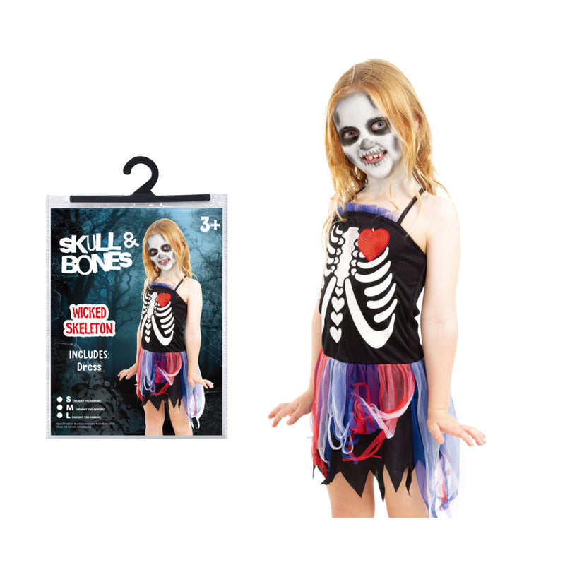 Wicked Skeleton Kids Costume Halloween Costume Girls