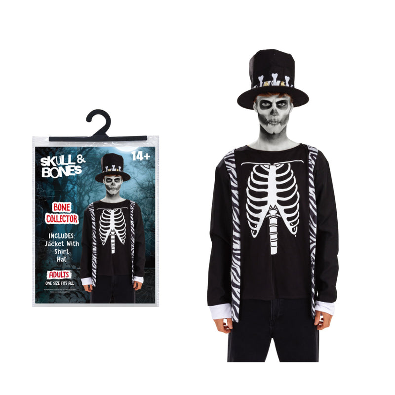 Bone Collector Costume Adults Halloween Costume Mens