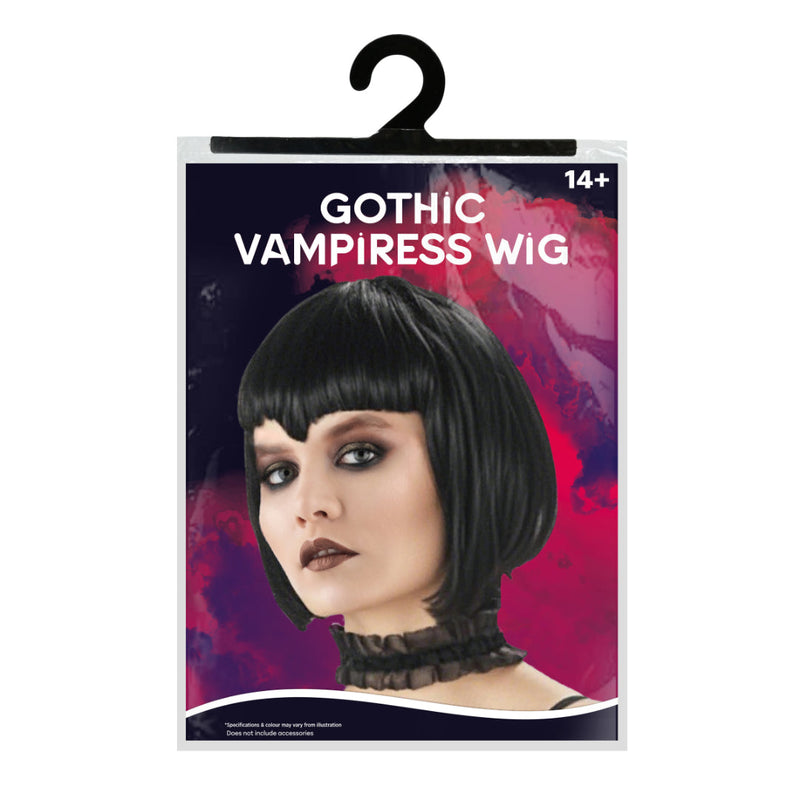 Gothic Vampiress Wig Adults Halloween Wig Mens