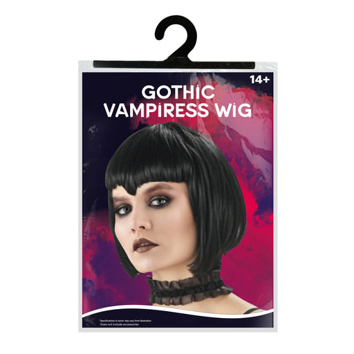 Gothic Vampiress Wig Adults Halloween Wig Mens