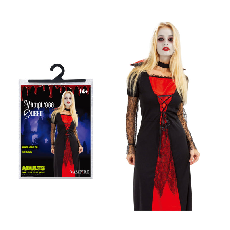 Vampiress Queen Costume Adults Halloween Costume Lds