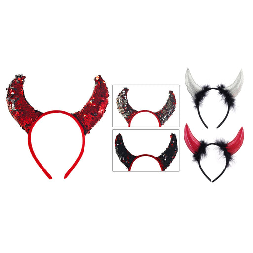 Sequin Headband Assorted Halloween Hair Decoration