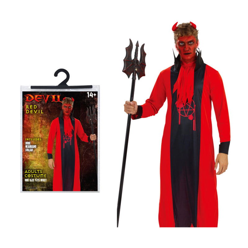 Adult Red Devil Halloween Costume Halloween Costume Mens
