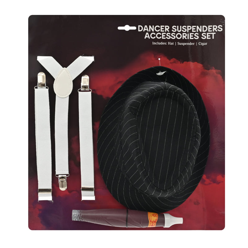 Pimp Suspenders Costume Accessory Set Halloween Costume Accessories