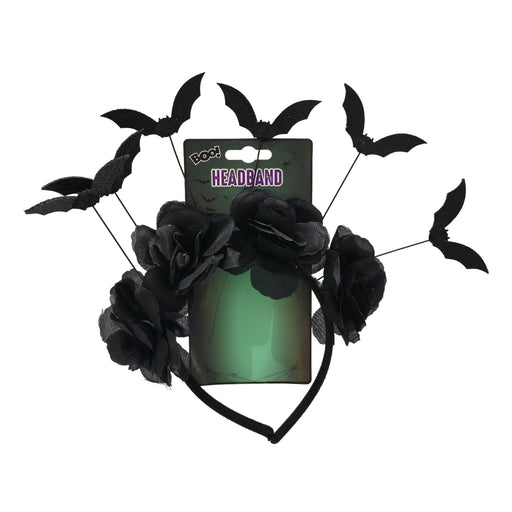Gothic Bat Flower Headband Halloween Halloween Hair Decoration