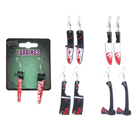 Bloody Weapon Earrings Halloween Jewelry Halloween Jewellery