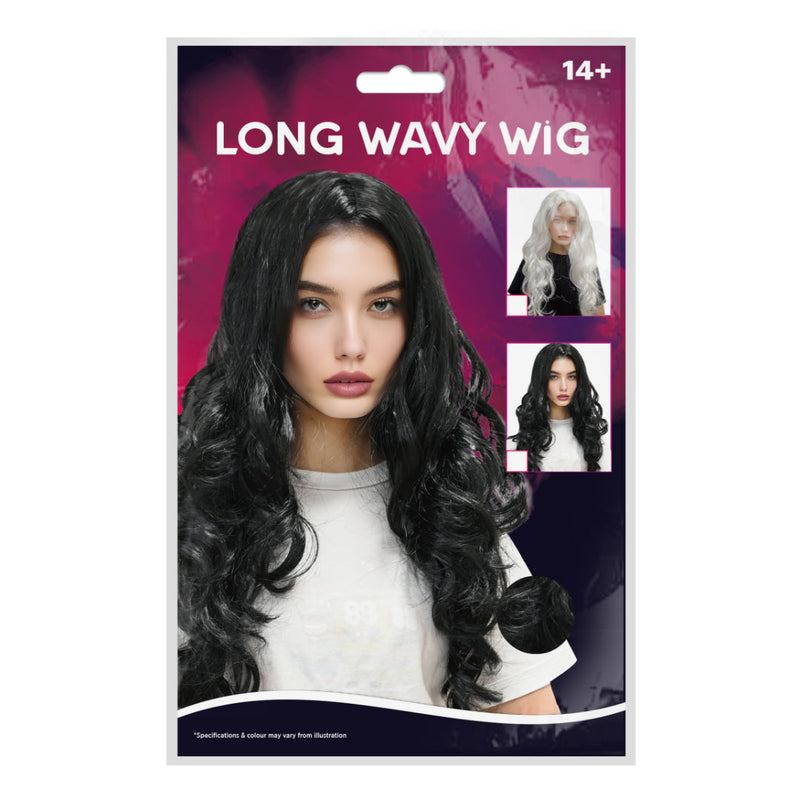 Long Wavy Wig Assorted Adults Halloween Wig Ladies