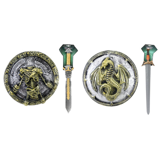Round Shield and Sword Set Halloween Prop Halloween Weapons