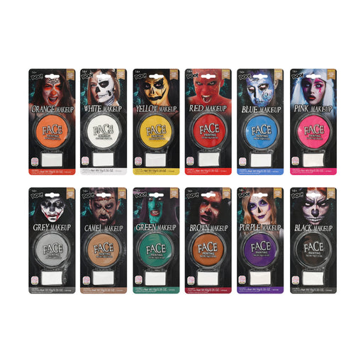 Face Paint Assorted Halloween Kit Halloween Make Up