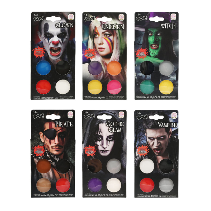 Horror Face Paint Set Halloween Kit Halloween Make Up
