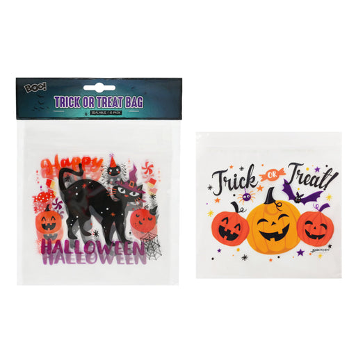 Trick or Treat Sealable Bags 10 Pack Halloween Trick Or Treat