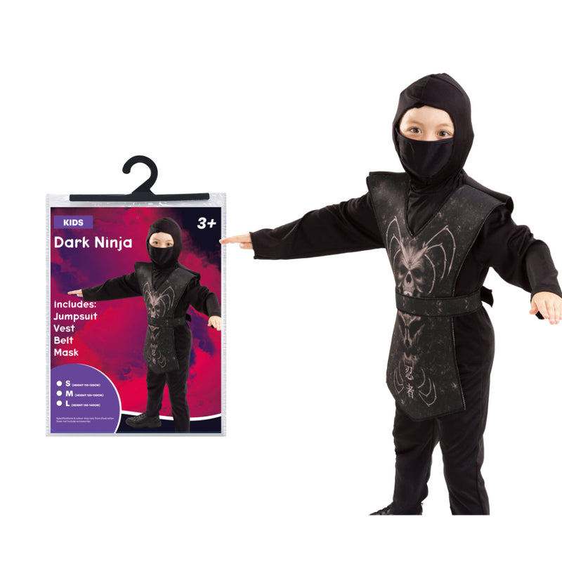 Kids Dark Ninja Costume Halloween Halloween Costume Boys