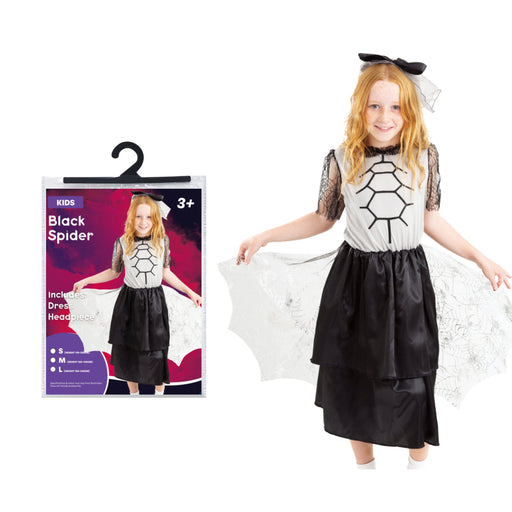 Black Spider Kids Halloween Costume Halloween Costume Girls