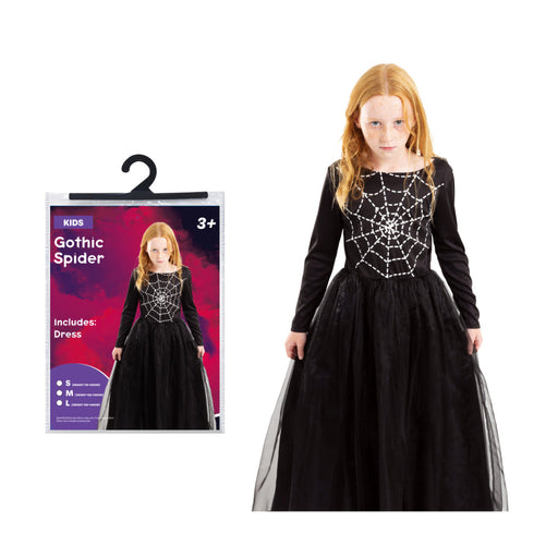 Gothic Spider Kids Halloween Costume Halloween Costume Girls