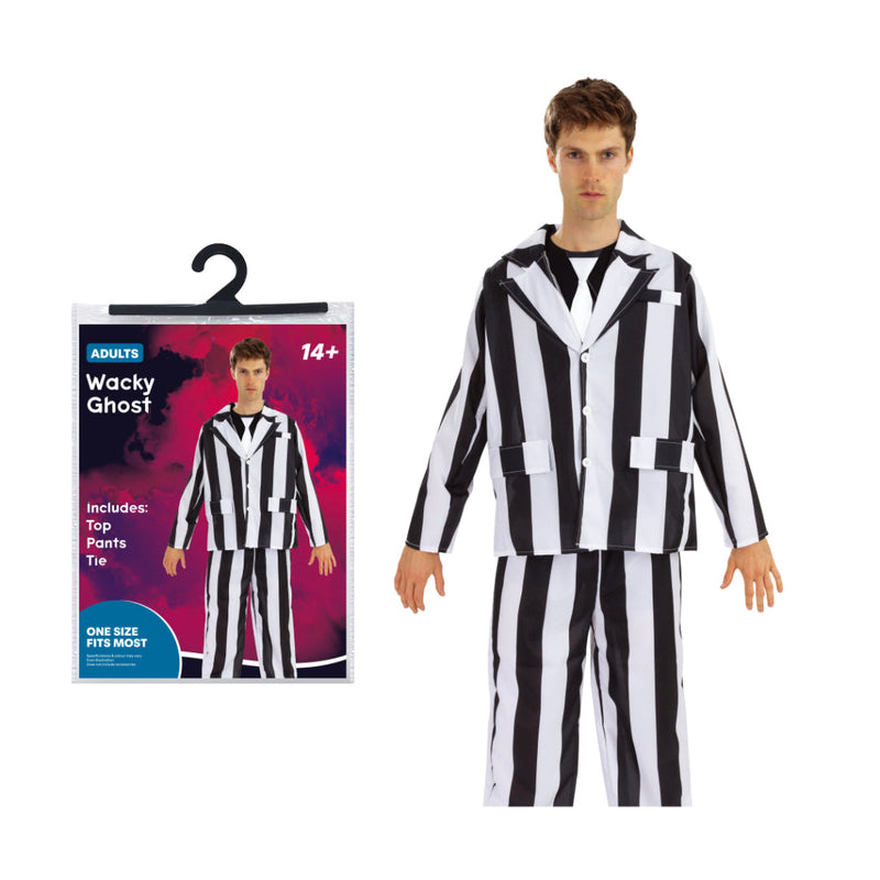 Adults Wacky Ghost Halloween Costume Halloween Costume Mens
