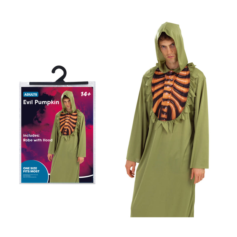 Adults Evil Pumpkin Halloween Costume Halloween Costume Mens