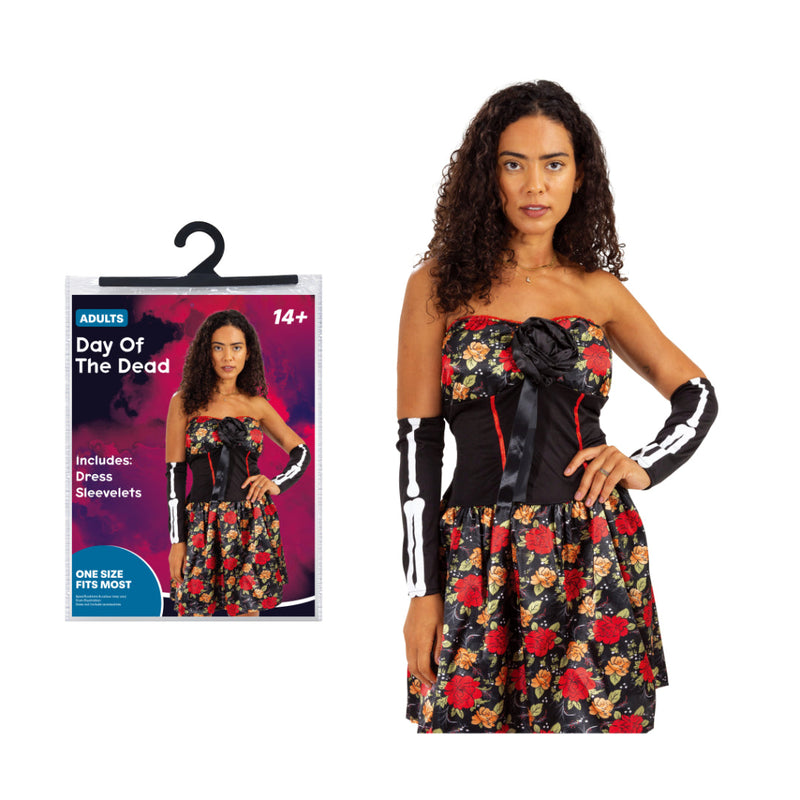 Adults Day of the Dead Halloween Costume Halloween Costume Lds