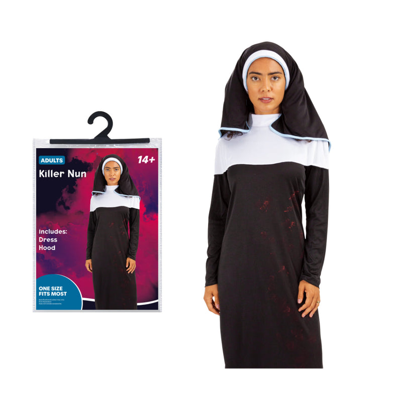 Adults Killer Nun Halloween Costume Halloween Costume Lds